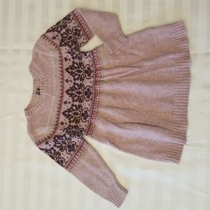 Sweet Ivy Toddler Girl Lavendar Sweater Dress